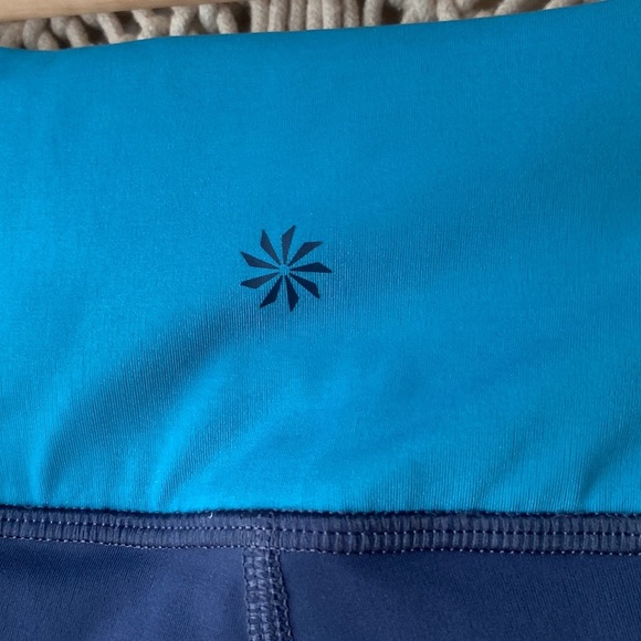 Athleta crunch, 7/8 tight XS, multi colored striped workout leggings - Picture 7 of 12